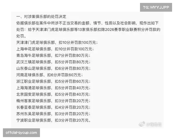 假赌黑专项整治后的中超：九队扣分开局的联赛新秩序